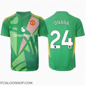 Manchester United Andre Onana #24 Portiere Terza Maglia 2024-25 Manica Corta